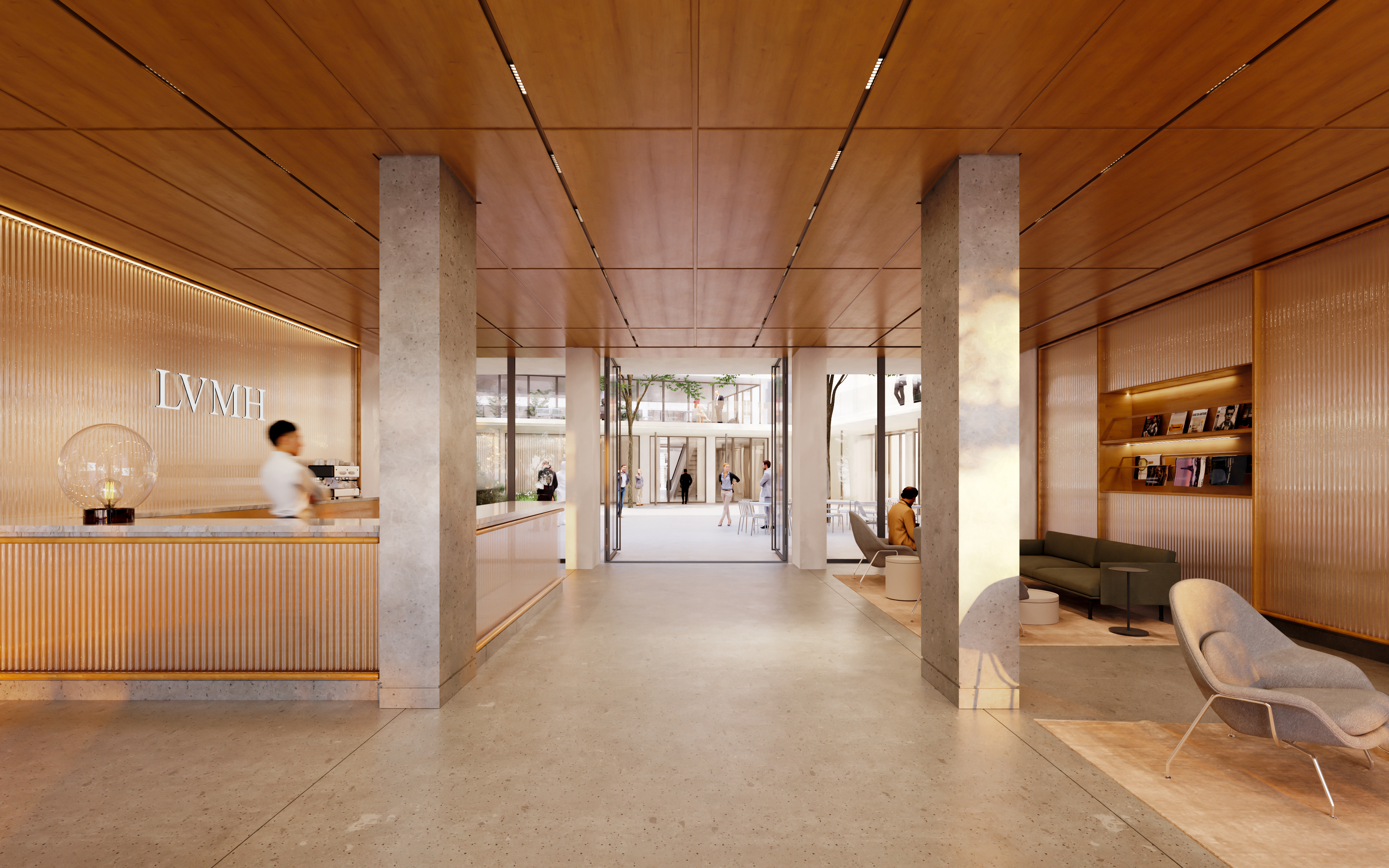 Franklin Azzi, 22 Montaigne LVMH Holding headquarters