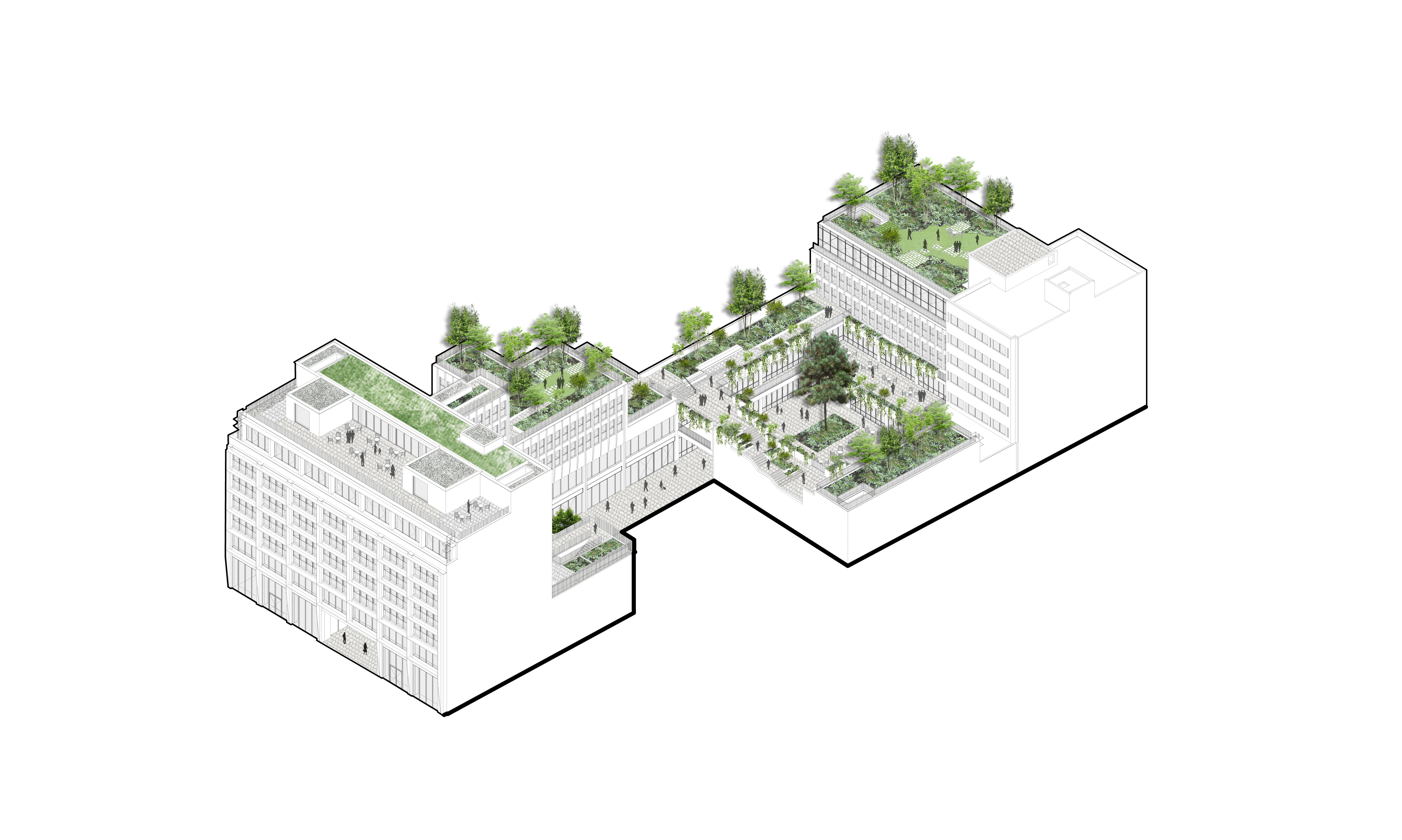 36 Projet paysager avec Michel Desvigne 26 Champs Élysées Franklin Azzi 2024 2