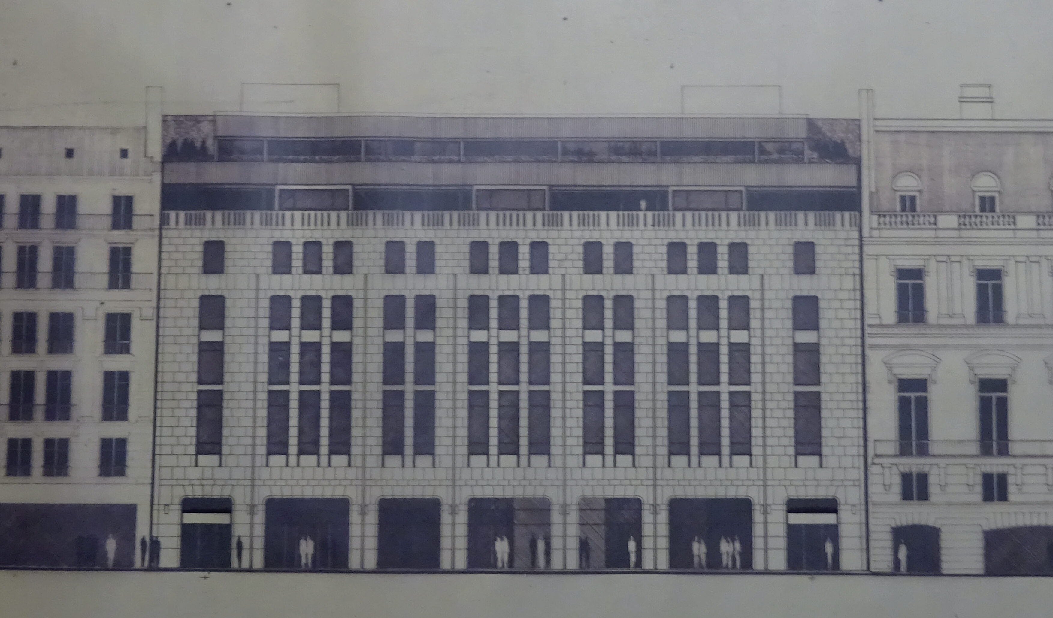 6 Wogenscky Dubuisson projet façade 3 26 Champs Élysées 1978