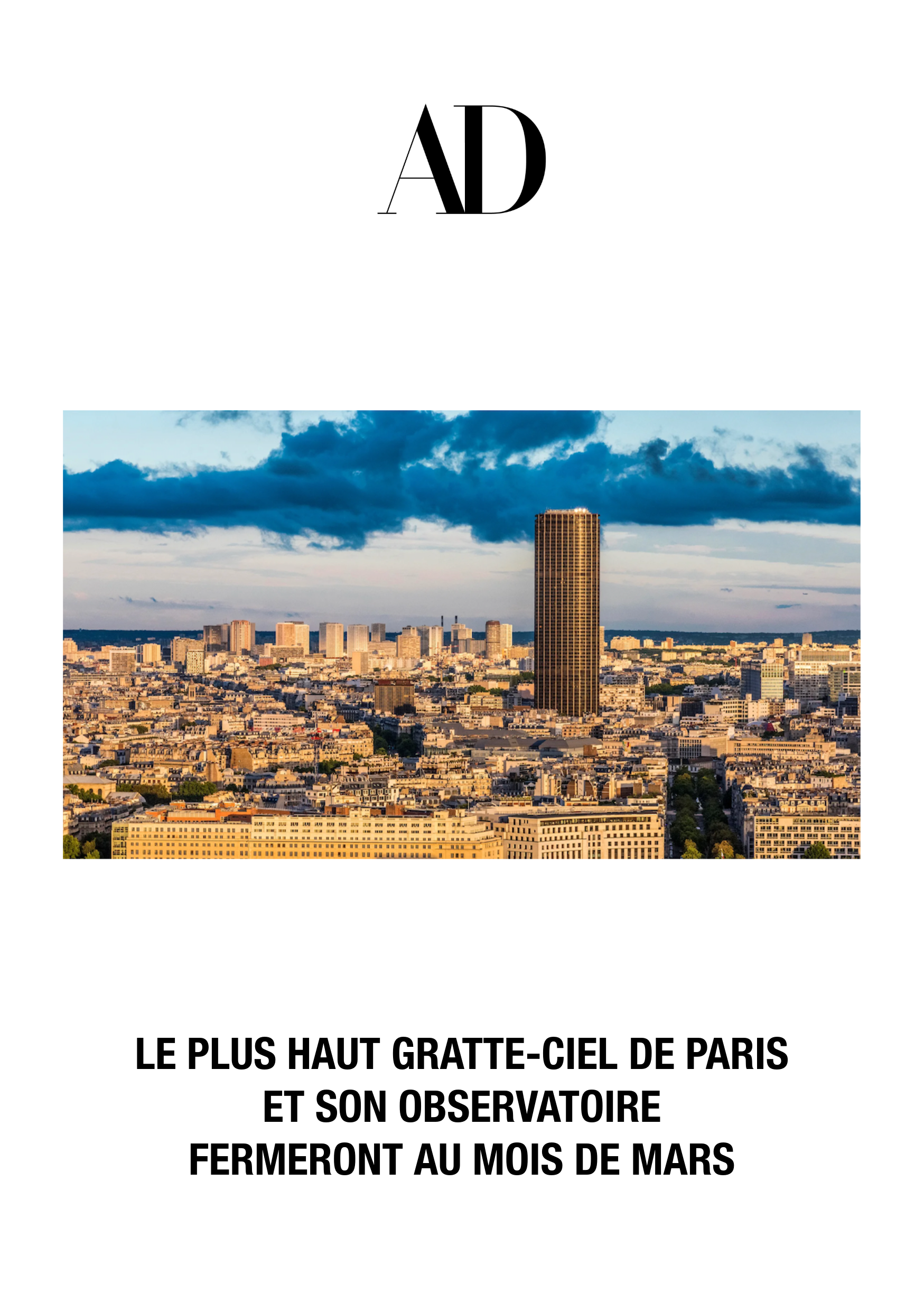 AD Tour Montparnasse février 2026