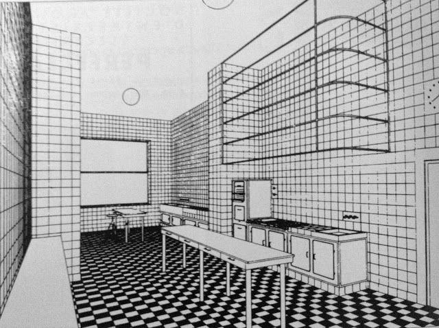 19 AD Intérieur Drawing kitchen Robert Mallet Stevens