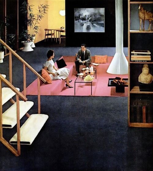 34 AD Intérieur Living room 1961 DR