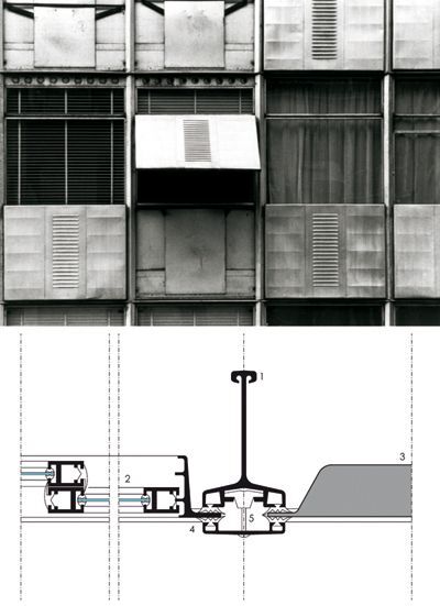 17 Détail horizontal 1960 Jean Prouvé