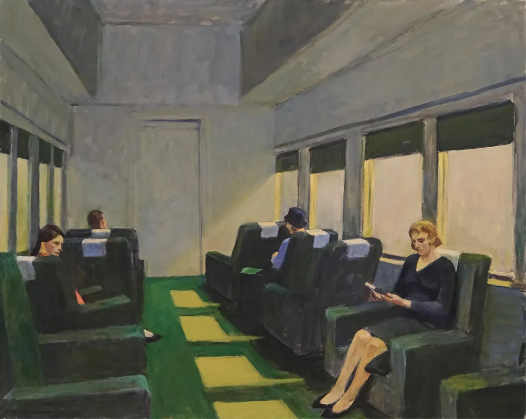25 Chair Car 1965 Edward Hopper