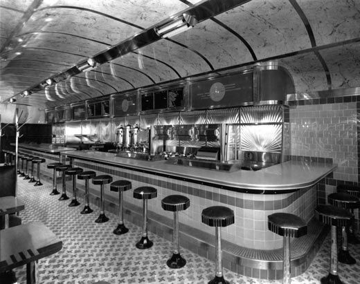 28 Unidentified diner interior 1930s Paramount Dining Car Company of Haledon Collection of Richard J S Gutman