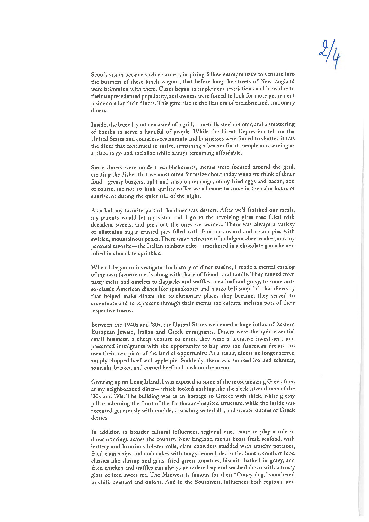 3 Setting a Nations Table A century in the Life of the American Diner Words by Jessica Gilgurd photography by Antonio Diaz