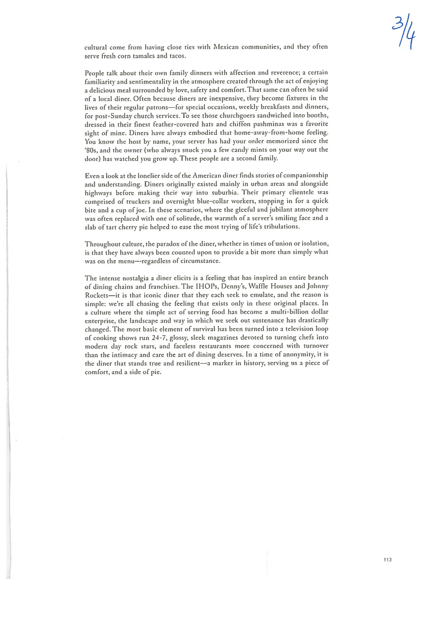 4 Setting a Nations Table A century in the Life of the American Diner Words by Jessica Gilgurd photography by Antonio Diaz