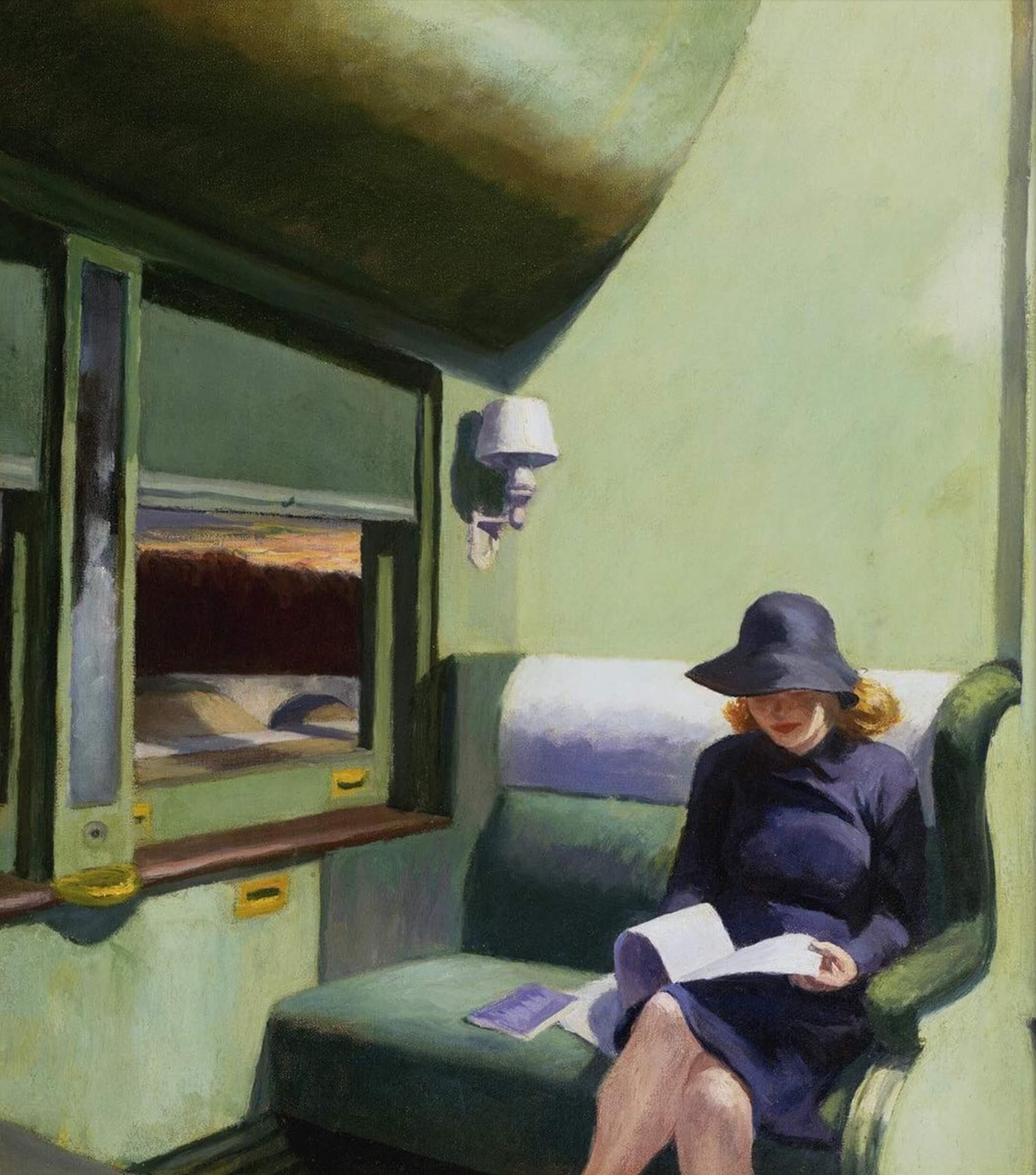 45 Compartment C Car 293 1938 Edward Hopper