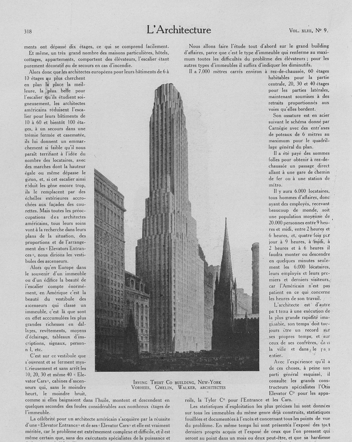 15. Architecture magazine, vol. 43, no. 9, 1930 ©City of Architecture & Heritage
