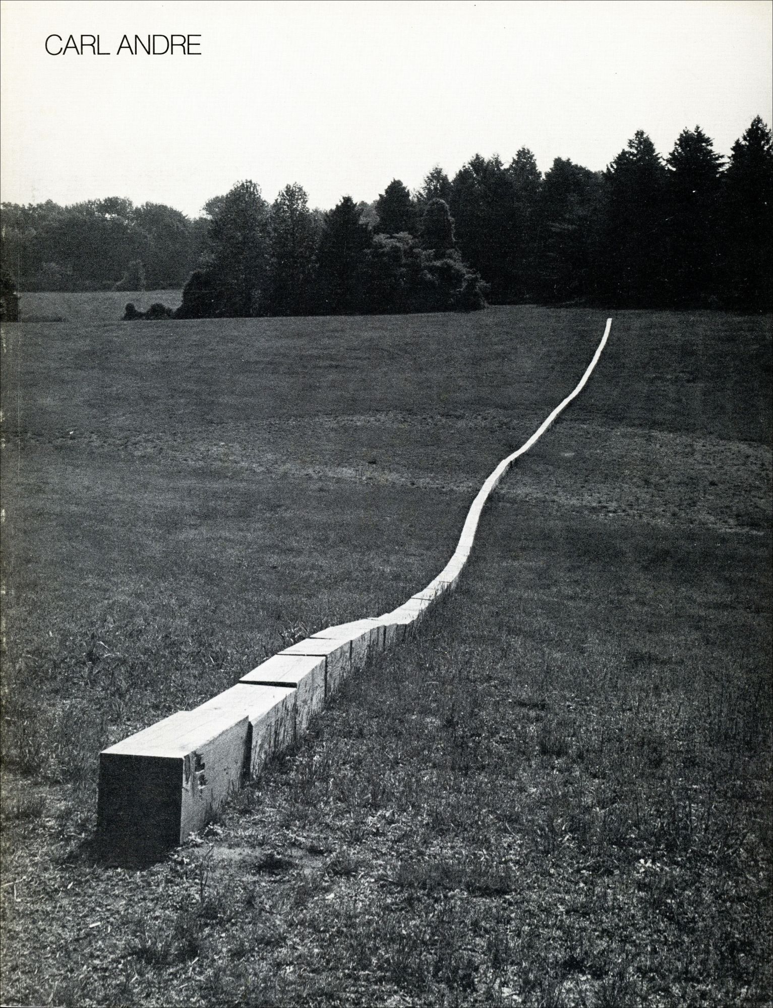 10 Carl Andre Sculpture 1959 1977 Catalogue dexposition 1978 Sculpture représentée Secant 1977 David Bourdon édition Jaap Rietman