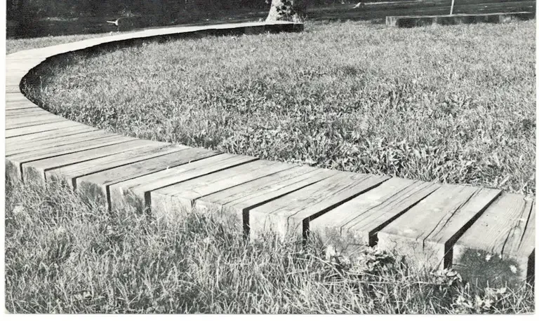 11 Postcard of Uncarved Blocks show at Paula Cooper Gallery 1981 Carl Andre Paula Cooper Gallery