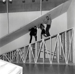 37 Ramp with Canopy upwards part of Body Space Motion Things 1971 Robert Morris