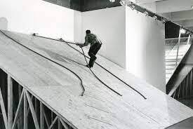 38 Ramp with Canopy upwards part of Body Space Motion Things 1971 Robert Morris