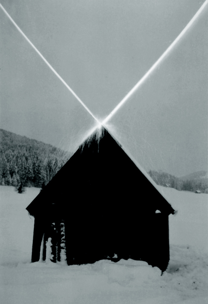 45 Haus Mit Raketen Maison avec des fusées 1981 Roman Signer