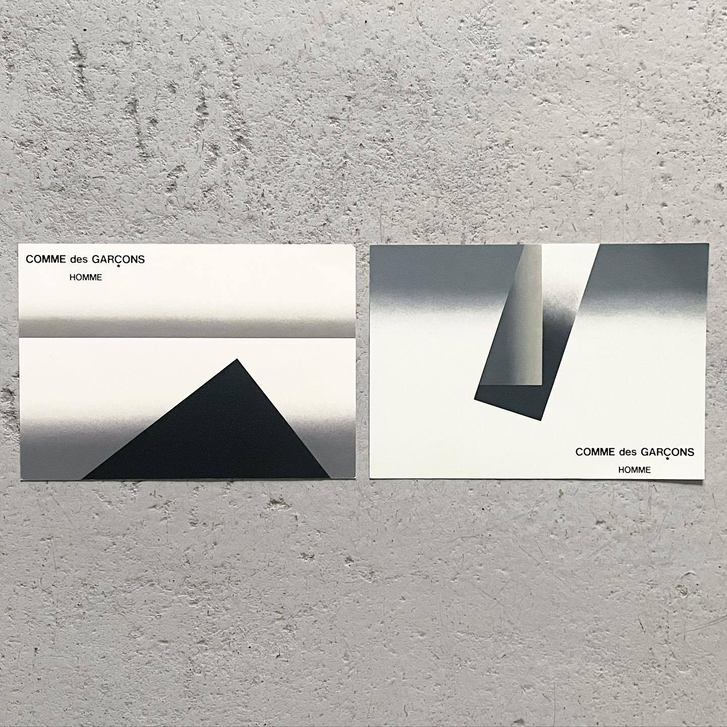 5 COMME des GARCONS HOMME 2 Postcard Set Katsumi Komagata