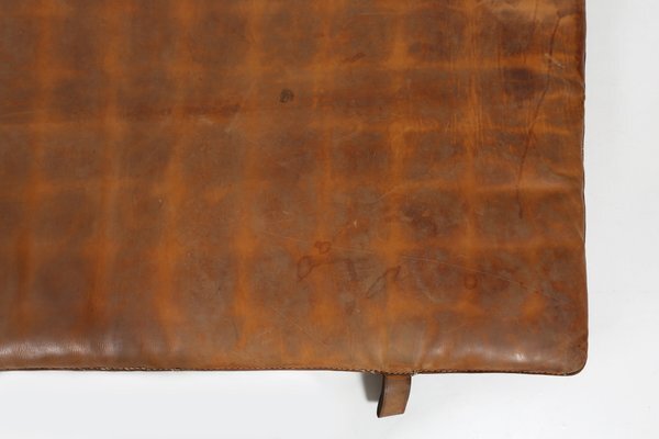 07 Vintage leather rug 1930 DR