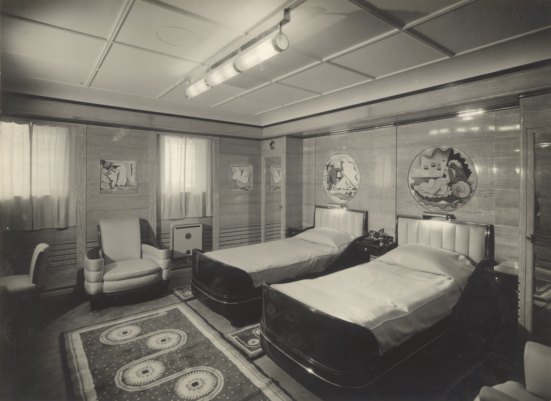 13 Cabin Ocean Liner, Normandy, France, 1962 ©DR