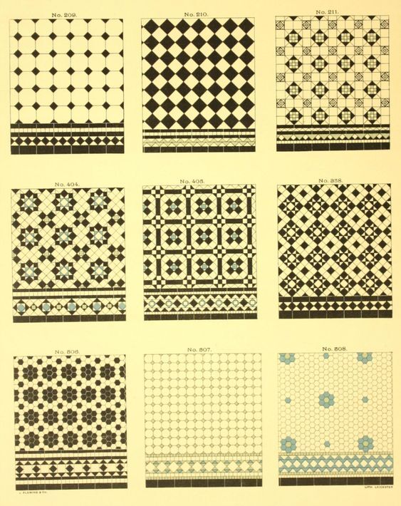 14 Minton Tile 1909 catalogue