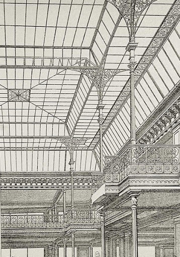 40 Vue des verrières historiques 1887 Archives Le Bon Marché Rive Gauche