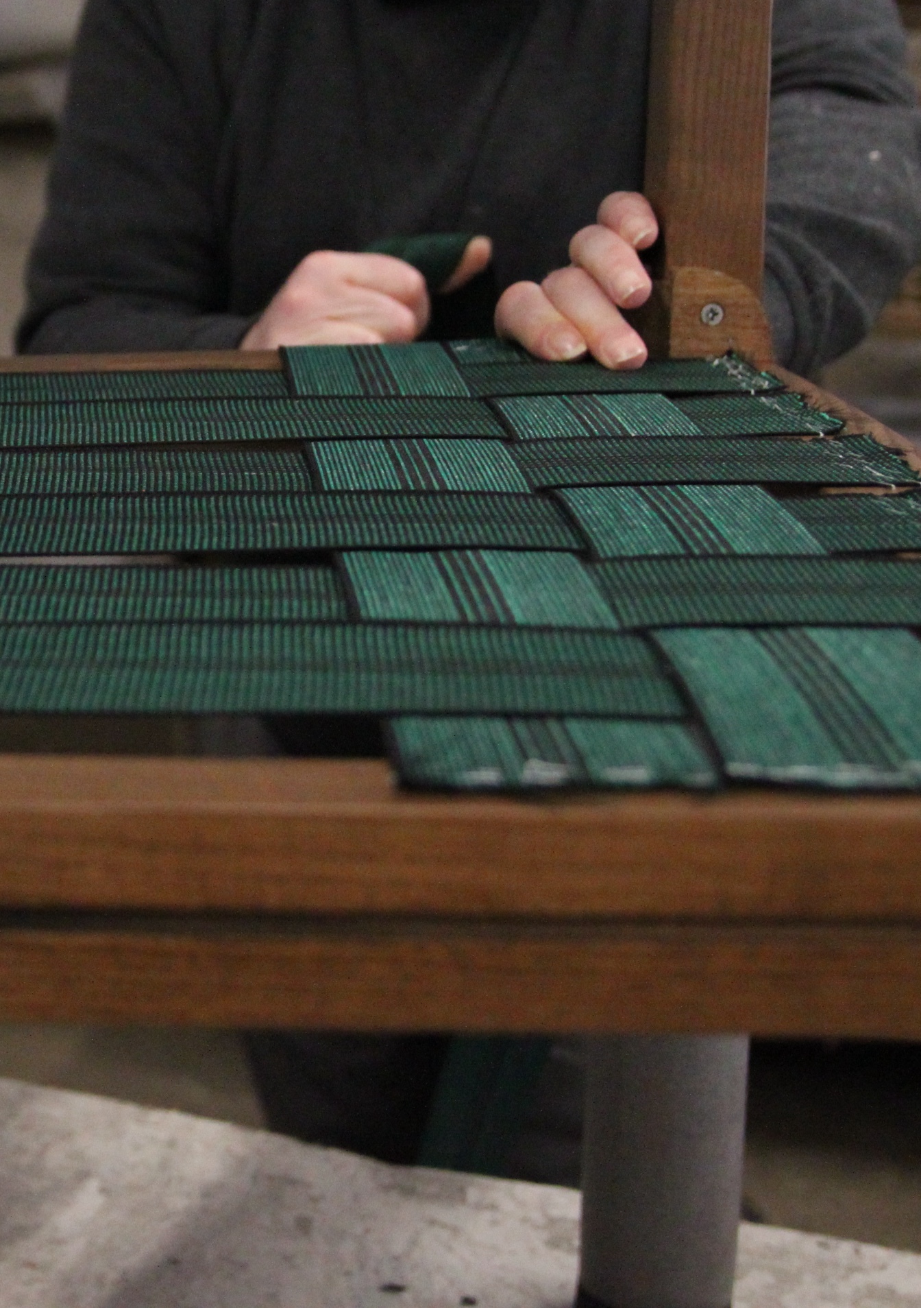 Detail of the chair, Tour d'Argent, Pierre Frey Studio © FRANKLIN AZZI