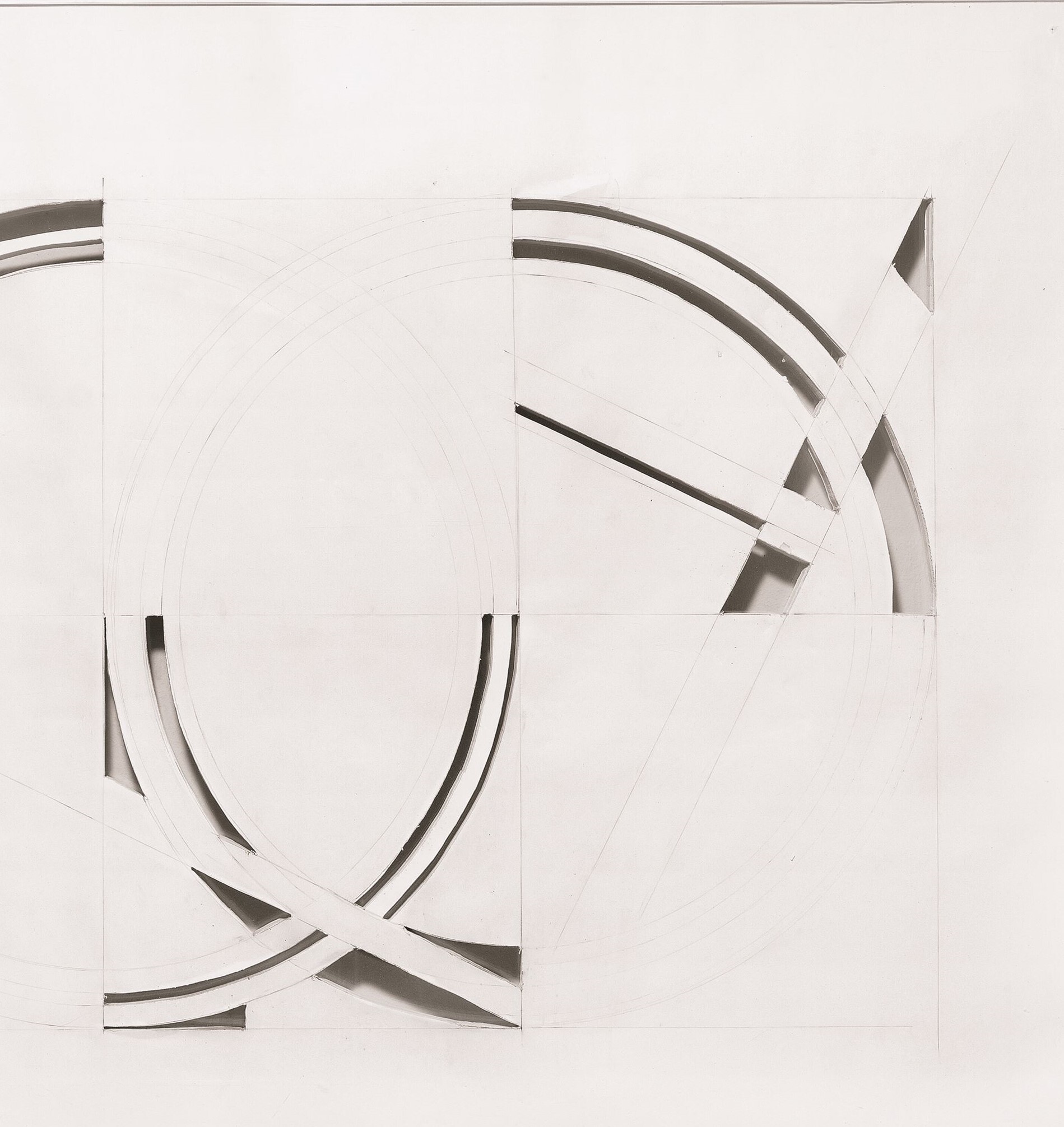 19. Circle Grid Overlay Gordon Matta-Clark, 1977 © Grisebach