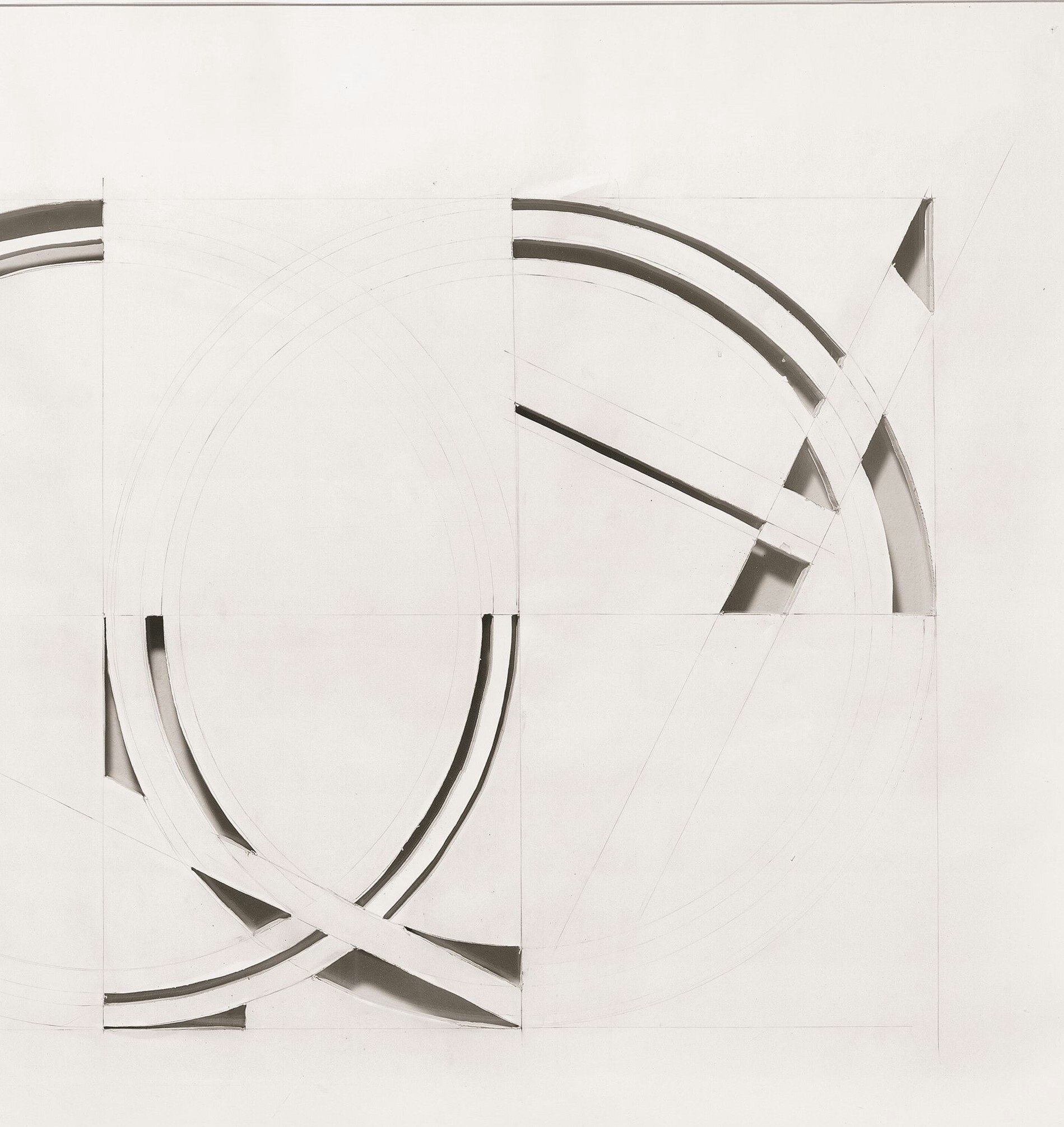 19. Circle Grid Overlay Gordon Matta-Clark, 1977 © Grisebach