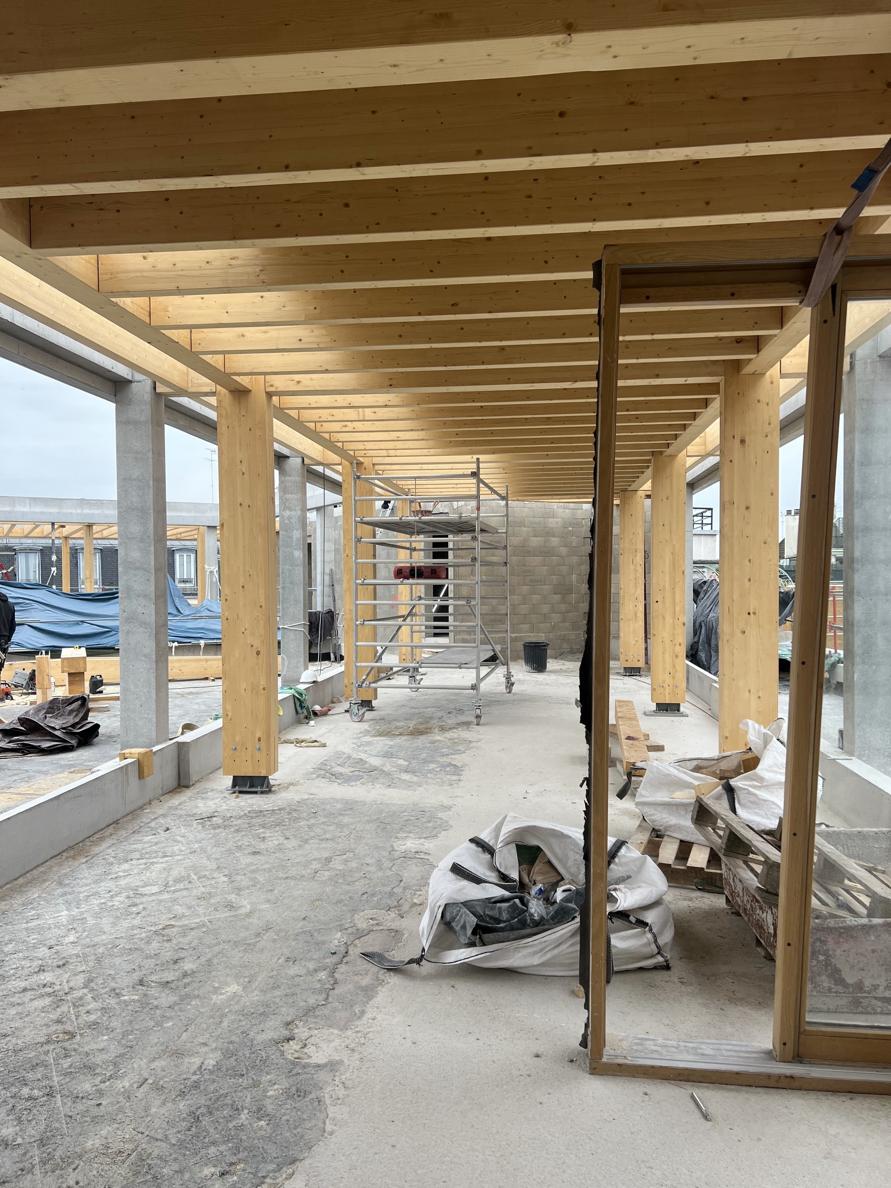 37. Construction site, Cloÿs building © Franklin Azzi