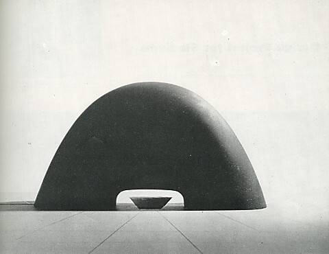 9 Model for Memorial to the Dead Hiroshima 1952 Hiroshima Japan Isamu Noguchi