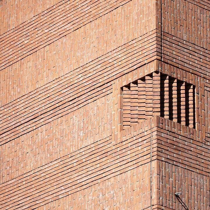 14 Beaupassage Brick detail architect Mario Botta Lugano Switzerland Paul Clémence