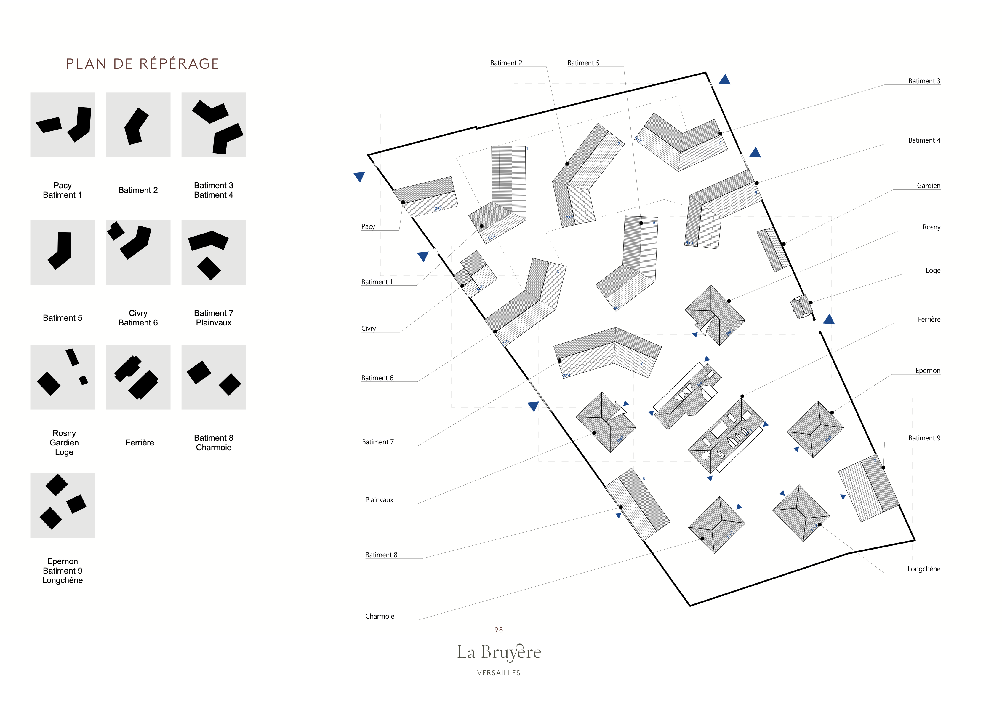 2 Plan de repérage Versailles Saint Charles Franklin Azzi Emerige