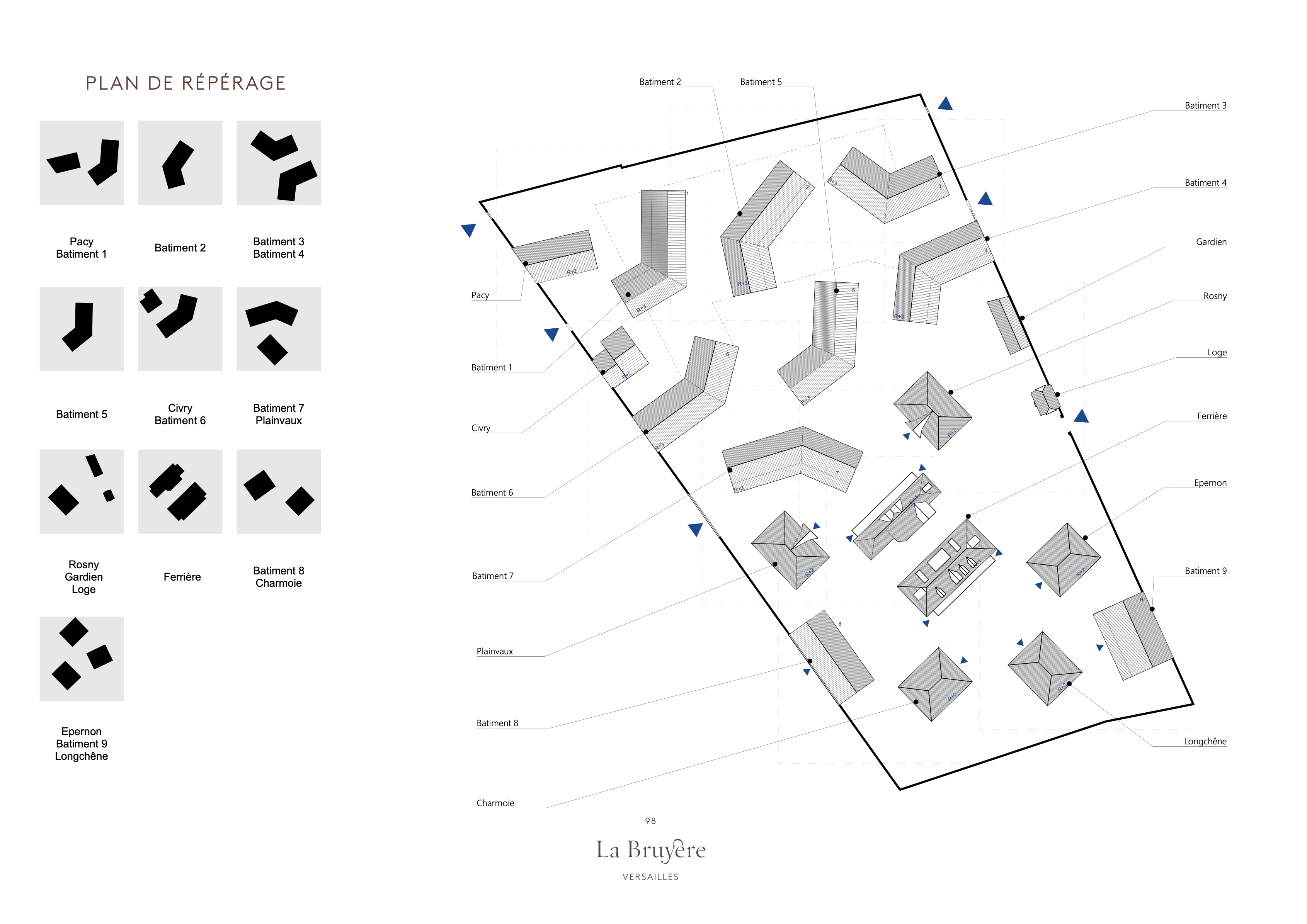 2 Plan de repérage Versailles Saint Charles Franklin Azzi Emerige