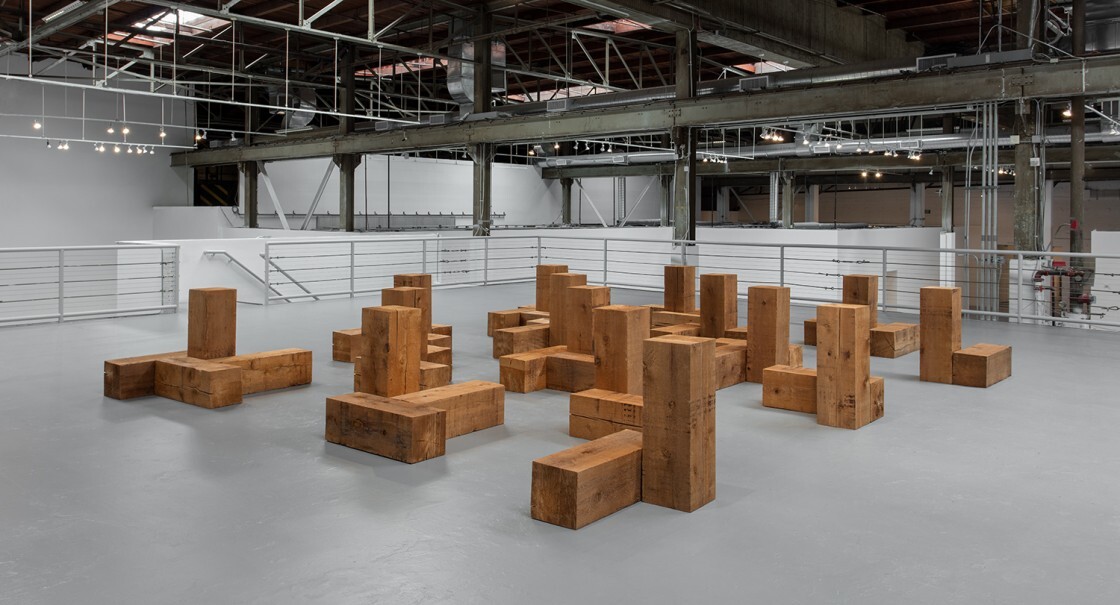4 Installation view of Carl Andre Sculpture as Place 2017 at The Geffen Contemporary at MOCA courtesy of The Museum of Contemporary Art Los Angeles Brian Forrest