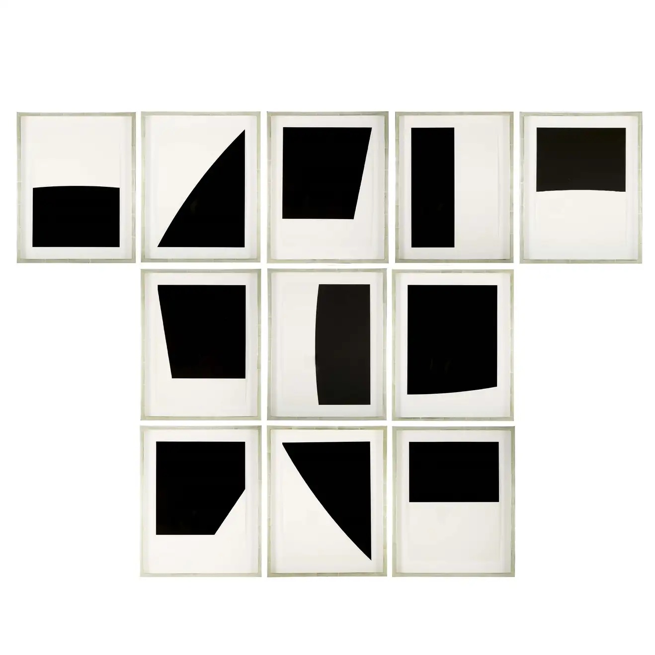 6 Suite of 11 Lithographs Ellsworth Kelly Mallarme