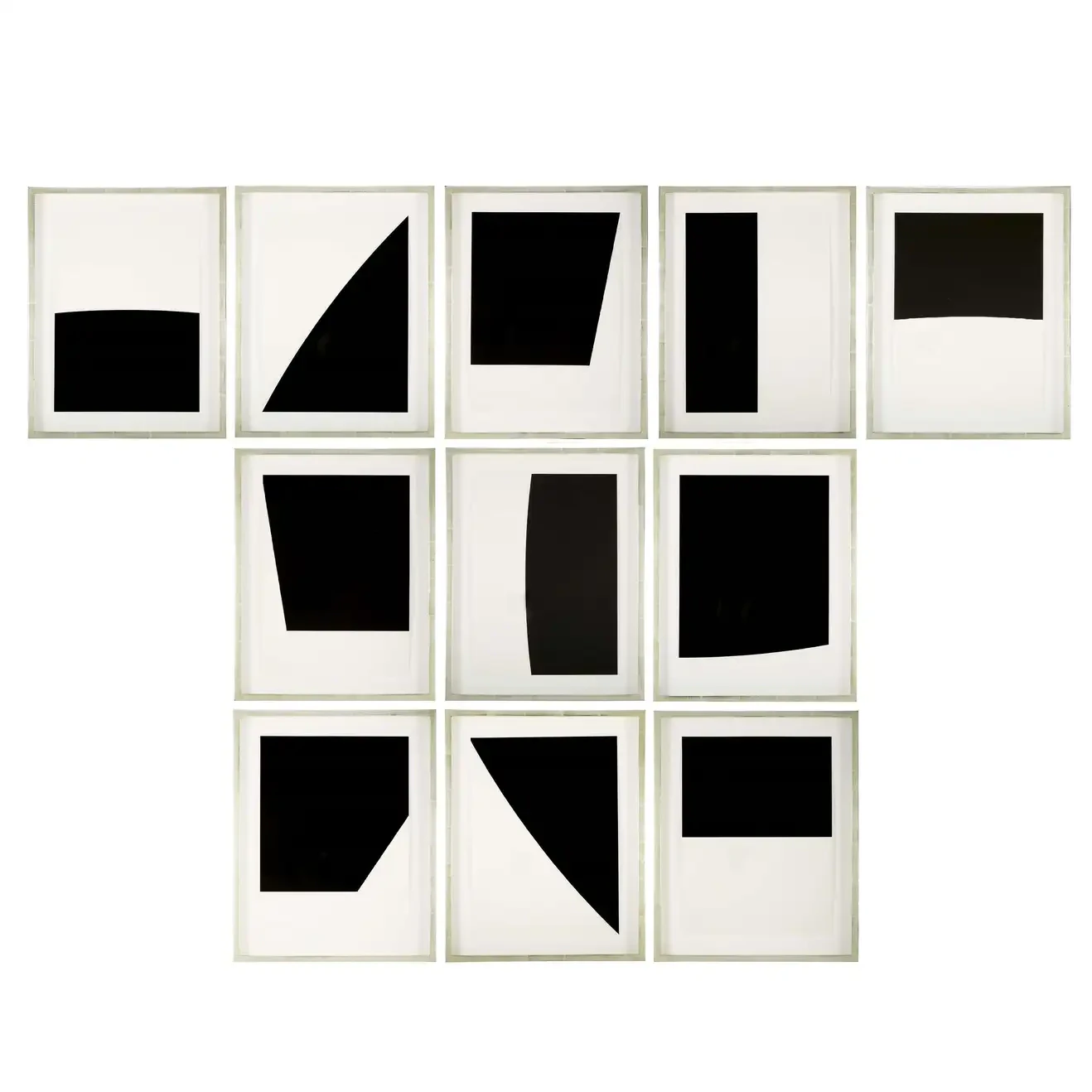 6 Suite of 11 Lithographs Ellsworth Kelly Mallarme