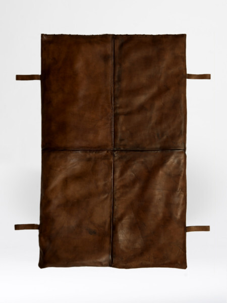 01 Large leather gymnastics mat 1930 DR