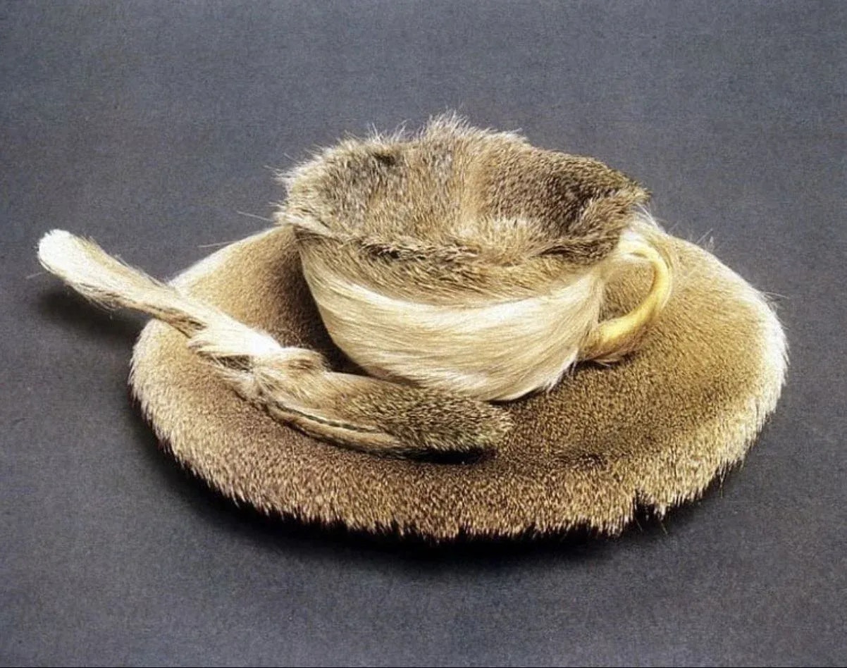 1 Le déjeuner en fourrure Meret Oppenheim