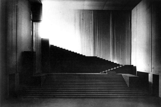 32 Hellerau Theater Orpheus set by Adolphe Appia Germany 1912 © Fonds de l'atelier photographique genevois Boissonnas