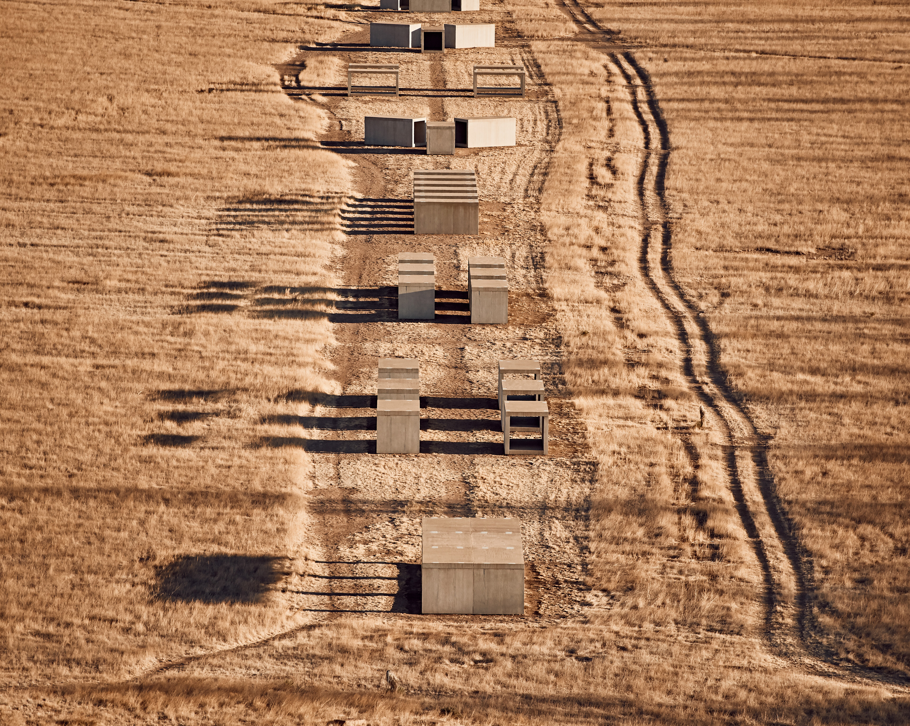 30 Donald Judd 15 untitled works in concrete Marfa Texas Cameron Davidson