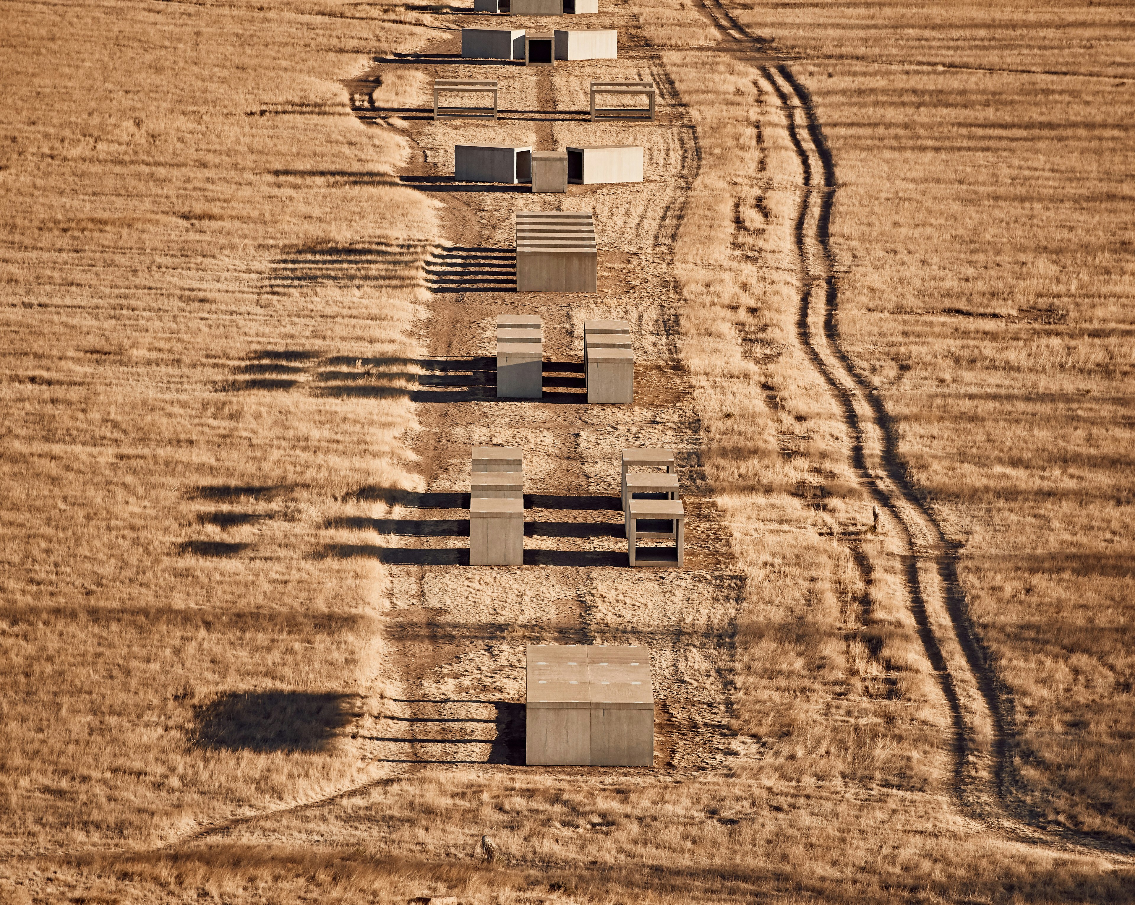 30 Donald Judd 15 untitled works in concrete Marfa Texas Cameron Davidson