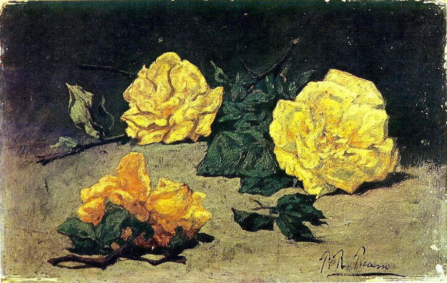 21 Trois Roses 1898 Pablo Picasso