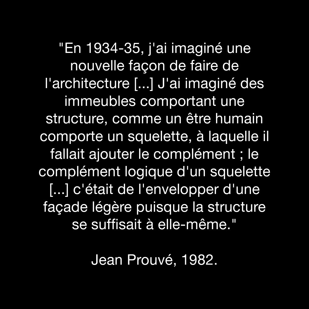 02 Jean Prouvé quote, Fonds Jean Prouvé