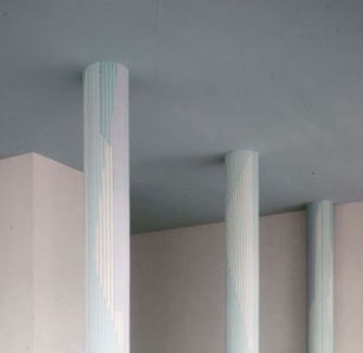 09 Interior view of the Mame workshops and murals by Edgard Pillet Albert Gérard Cité de larchitecture du patrimoine Musée des Monuments français