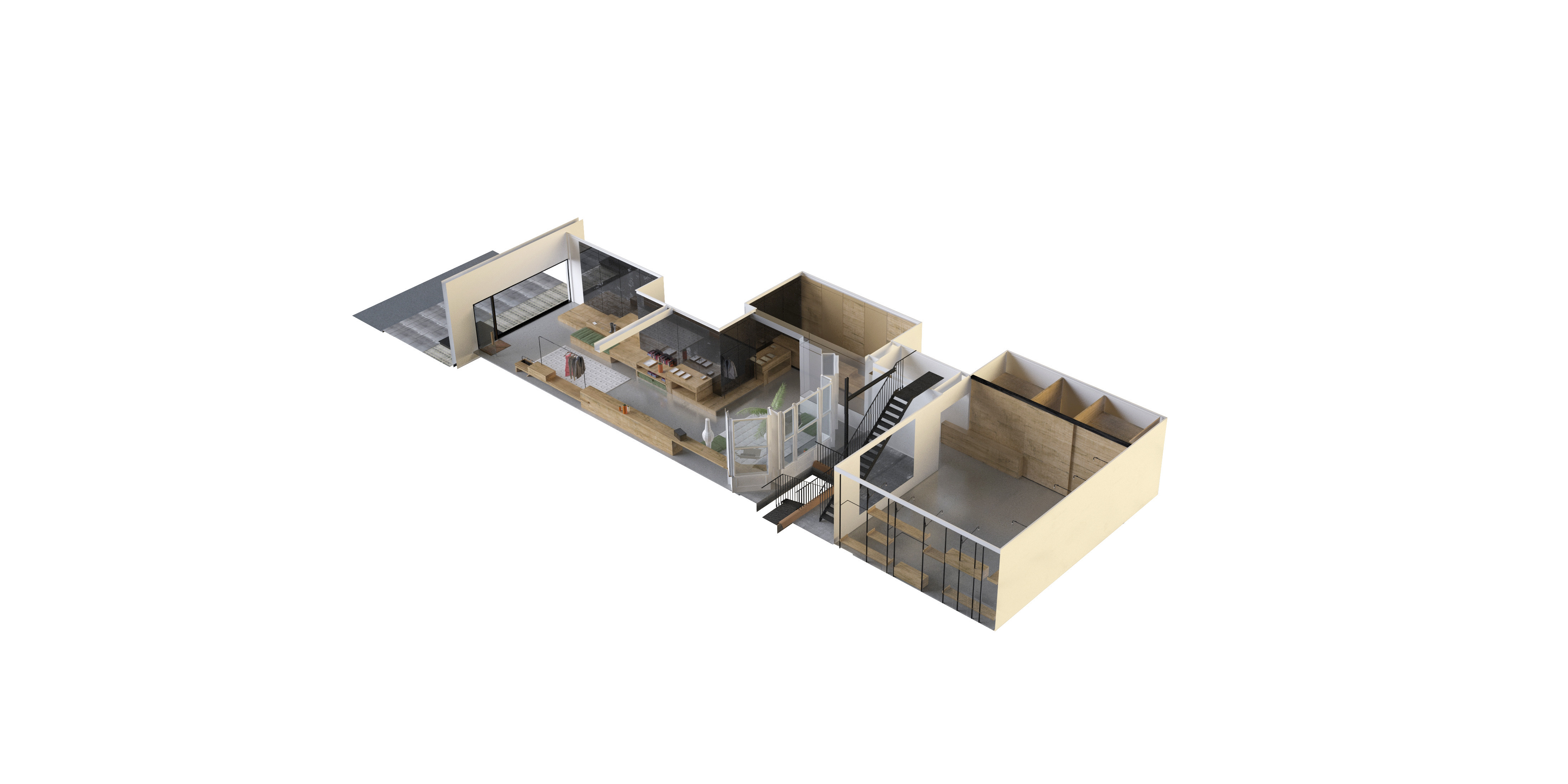 FRANKLIN AZZI, ISABEL MARANT, LONDON, AXONOMETRY