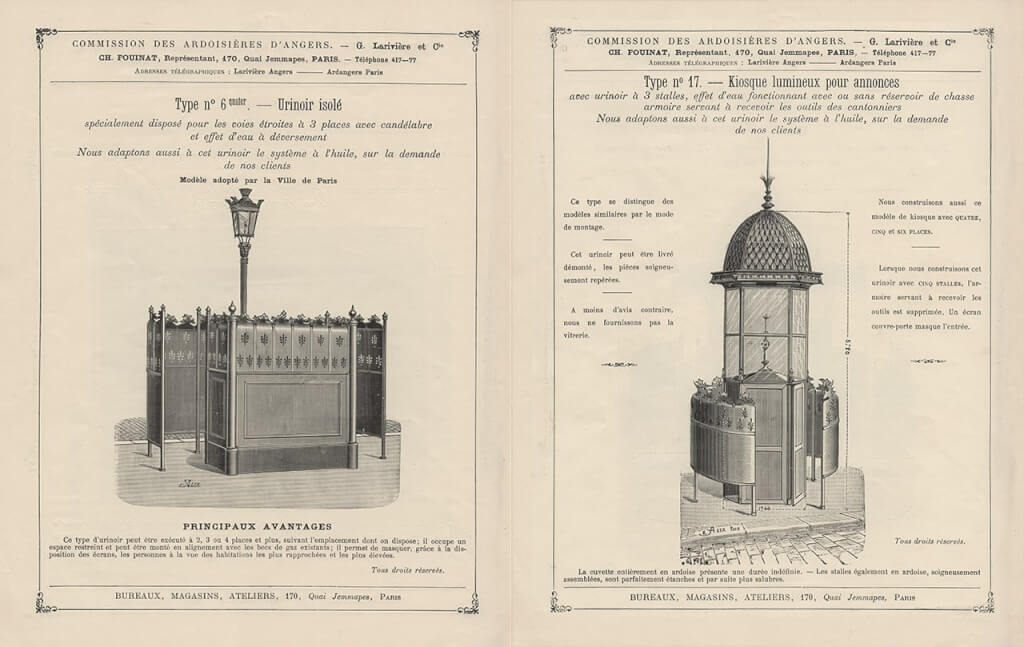 06 Urban Furniture Catalog, Paris, France, 1900 ©DR