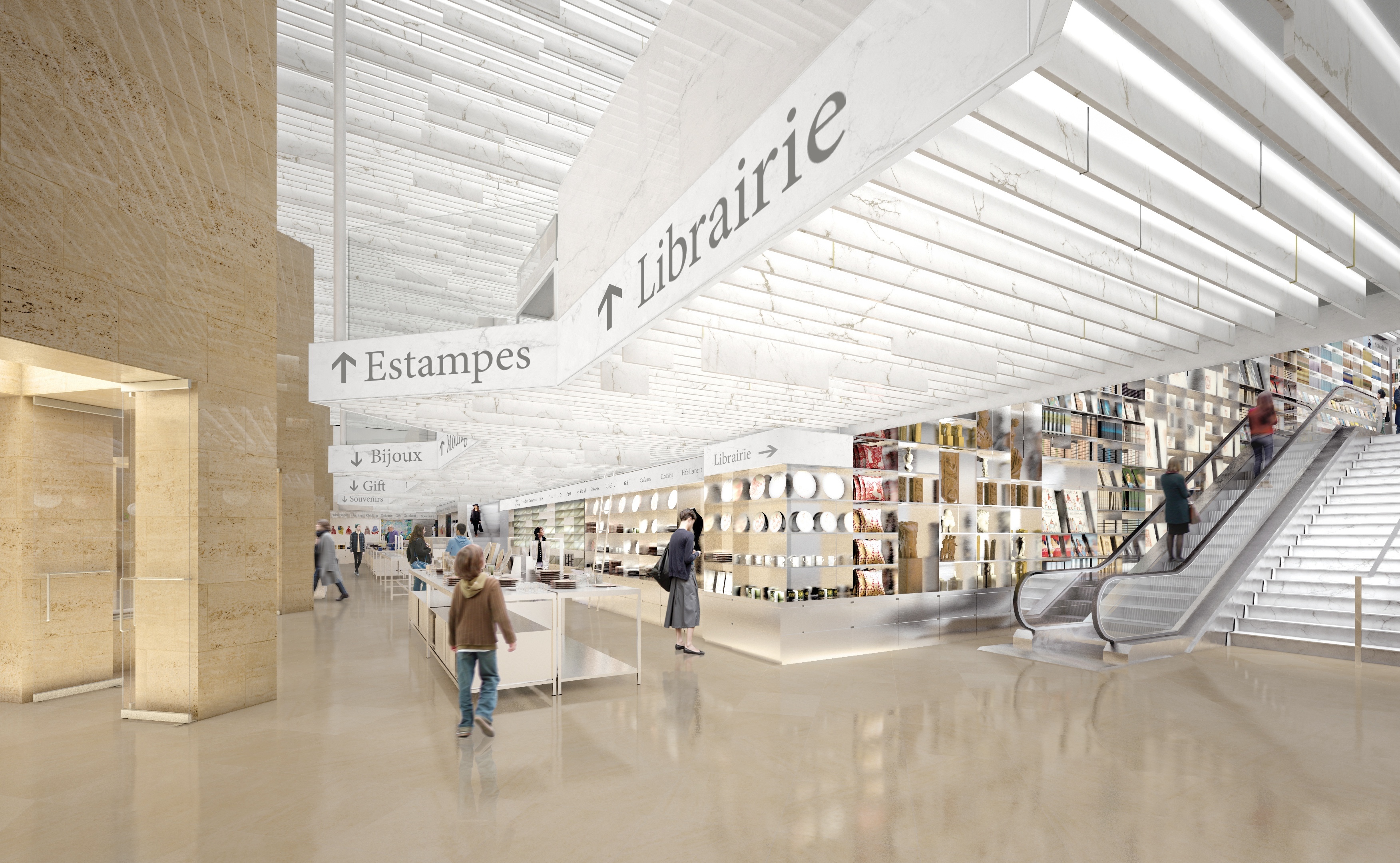 5  Franklin Azzi, Louvre Bookshop