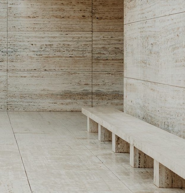 24. Barcelona Pavilion, Mies van der Rohe and Lilly Reich, 1929 © DR