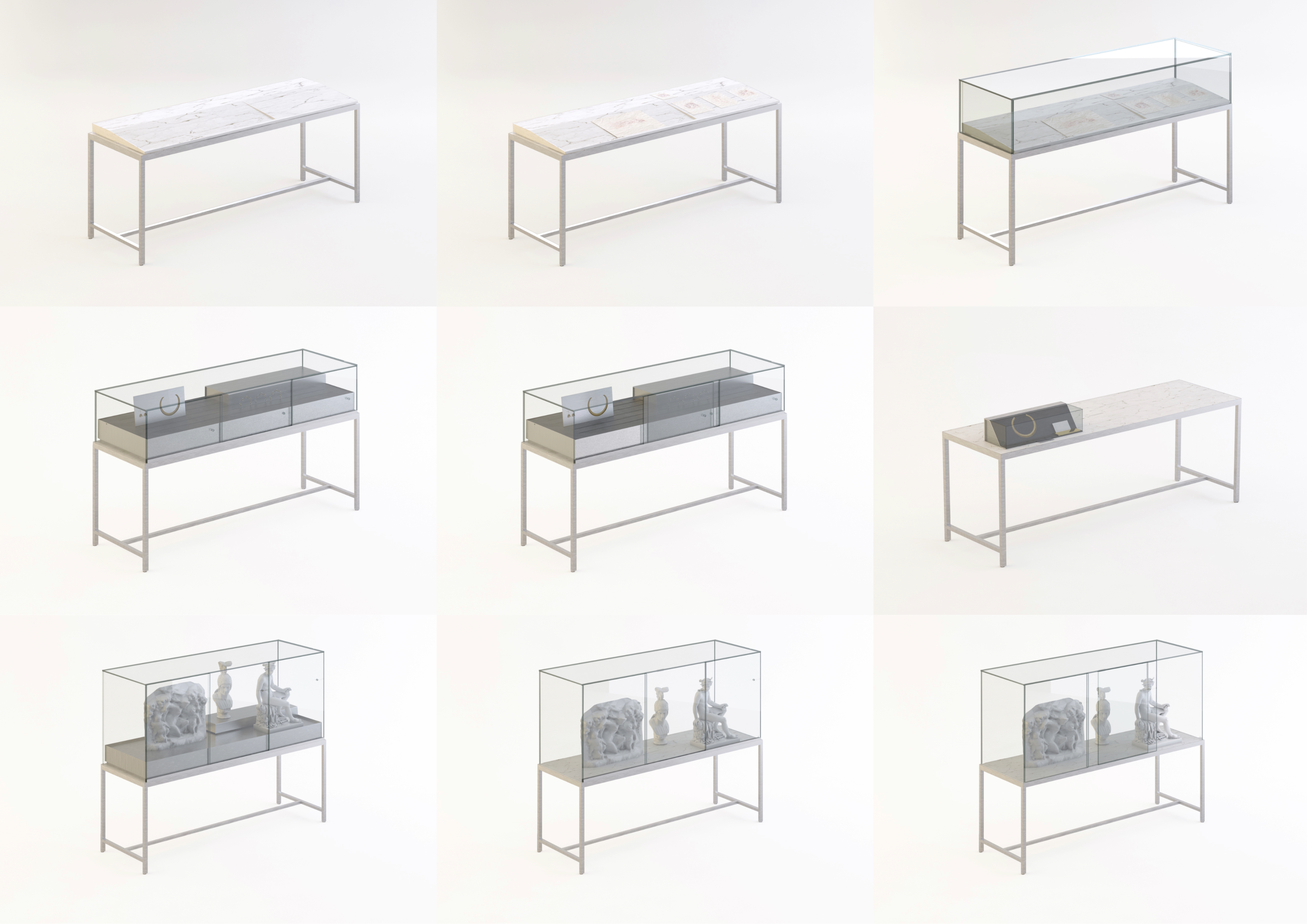 Franklin Azzi, Furniture, Louvre bookshop