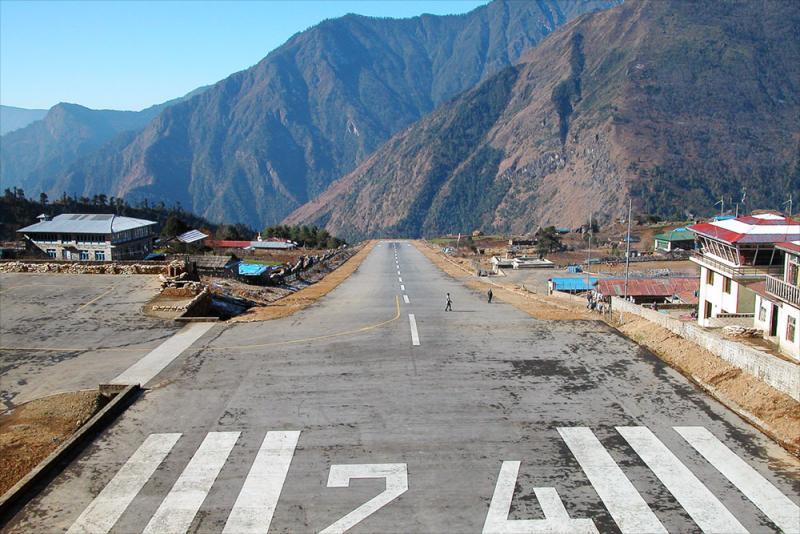 11 Short runway of Lukla Airport Lukla Nepal Alexander