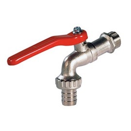 43 Robinet de sortie à boisseau sphérique laiton nickelé filet int t nom mm 19 f FPOUTILS