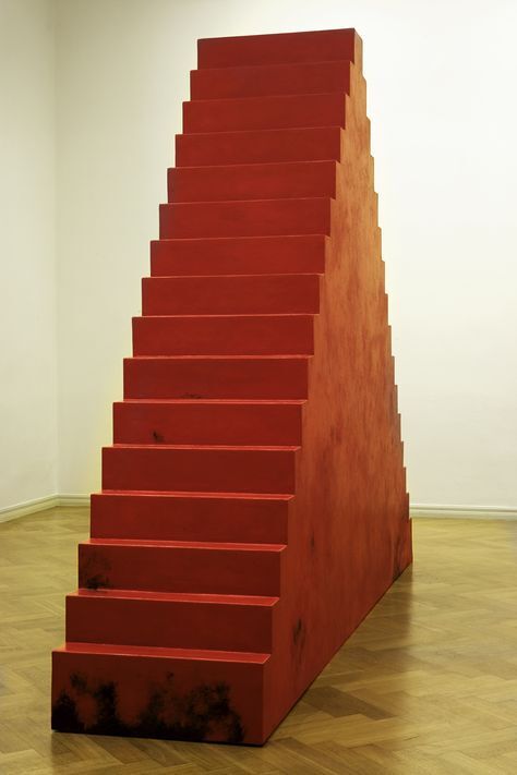 52 Burmese red lacquer on wood Wolfgang Laib 2003 Helge Kirchberger